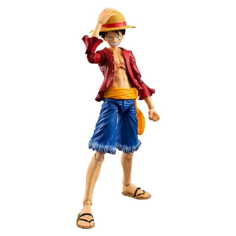 One piece monkey d. Luffy Action Figure com articulações articuladas, brinquedos modelo móvel, coleção Anime