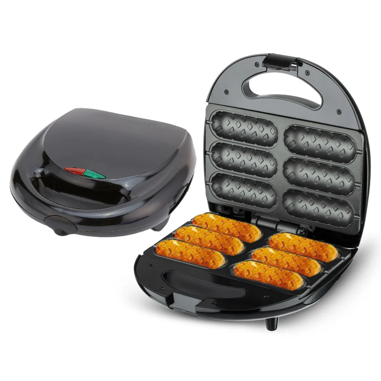 US standard 110V hot dog machine, household breakfast machine, frying machine, grilling sausage machine