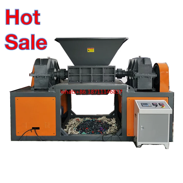 hot sale double shaft Tyre Shredder Machine For Waste Car Tire