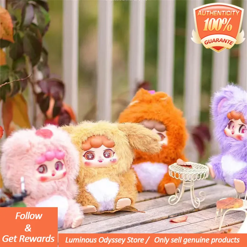 

Подлинная серия Baby Three Migo Forest Garden Tour, слепая коробка, автомобильные настольные украшения, милые и модные подарки, кулон, кукла, загадочная коробка