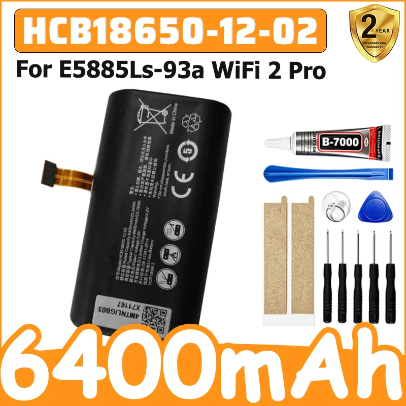 6400mAh HCB18650-12-02 Battery E5885Ls-93a WiFi 2 Pro High-Quality Battery