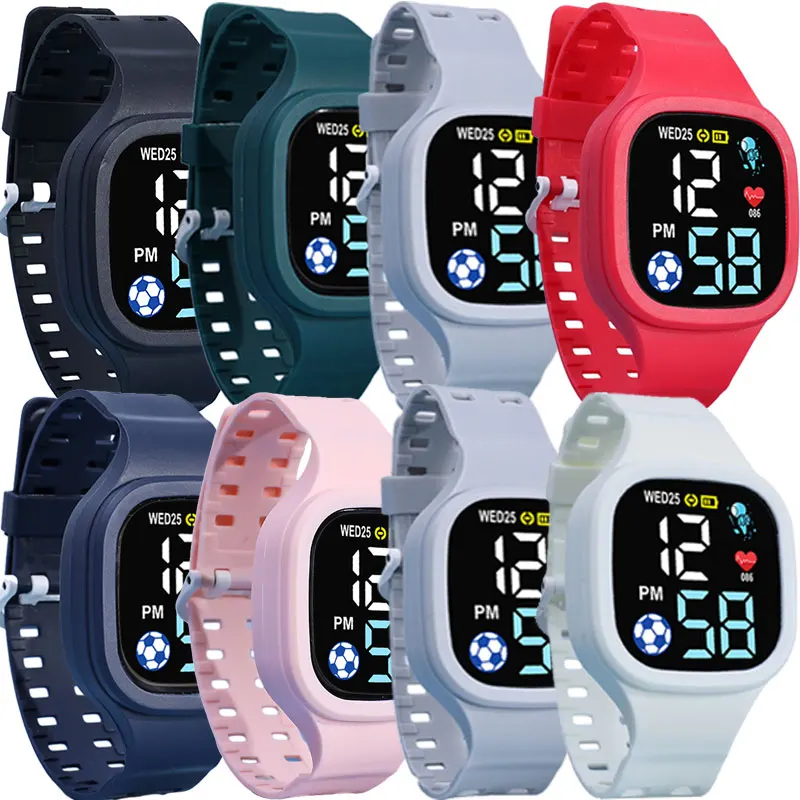 

Fashion Sports Watch for Boys Girls Led Digital Kids Watches Children's Waterproof Smart Watch Unisex WristWatch Multifunctional