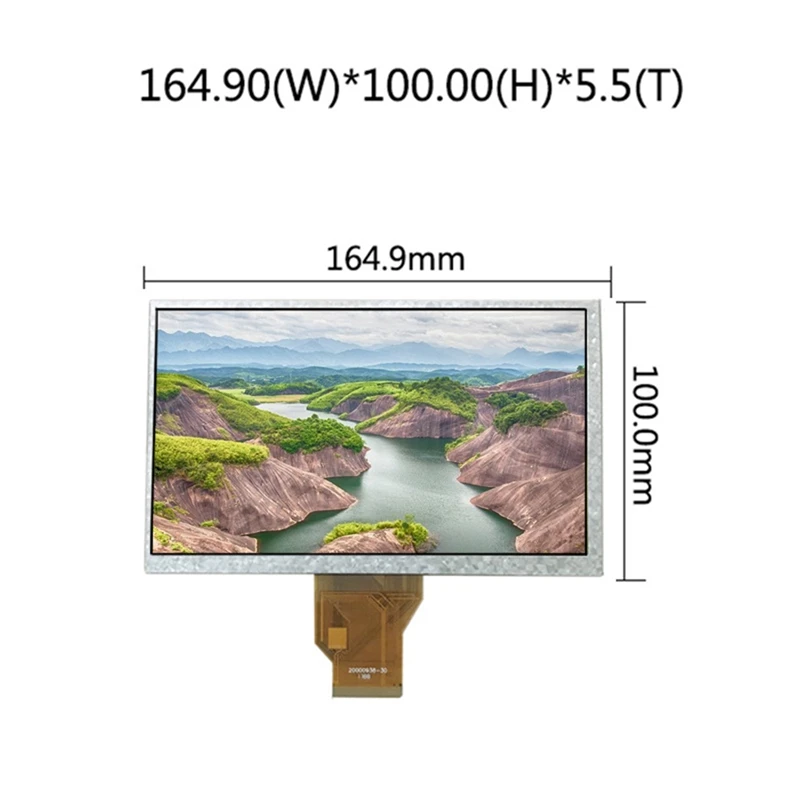 7.0 Inch LCD Display 800X480 RGB 50PIN Security LCD