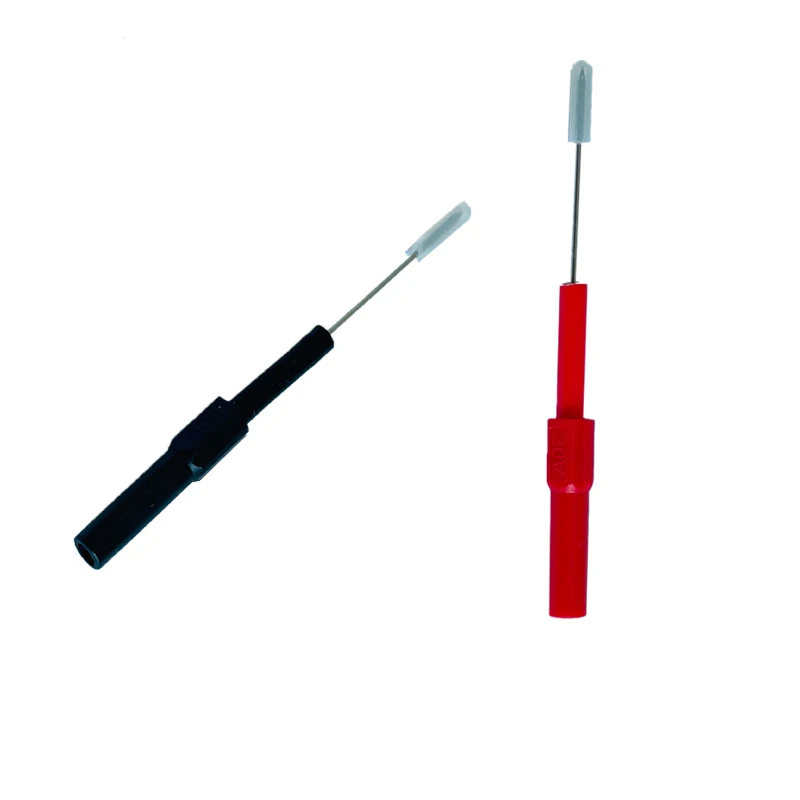 2 stücke Flexible Zurück Sonde Draht Brechen Kostenloser Test Rod Tip 4Mm Bananen Buchse Sicher Und Zerstörungsfreie Punktion – Detail 2