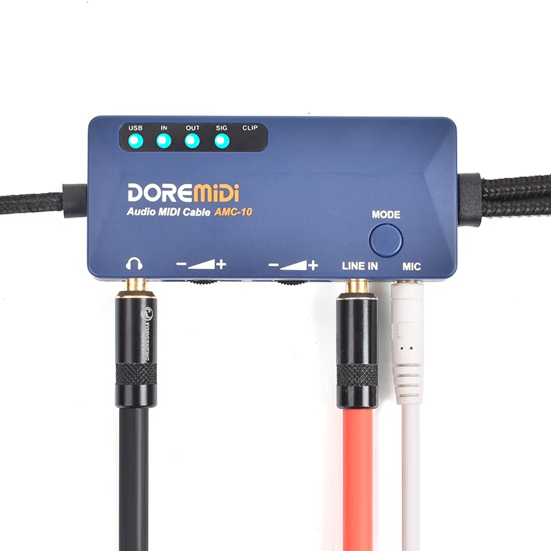 DOREMiDi Audio MIDI-кабель Конвертер USB AMC-10, имеет обеих звуковой карты и функции MIDI