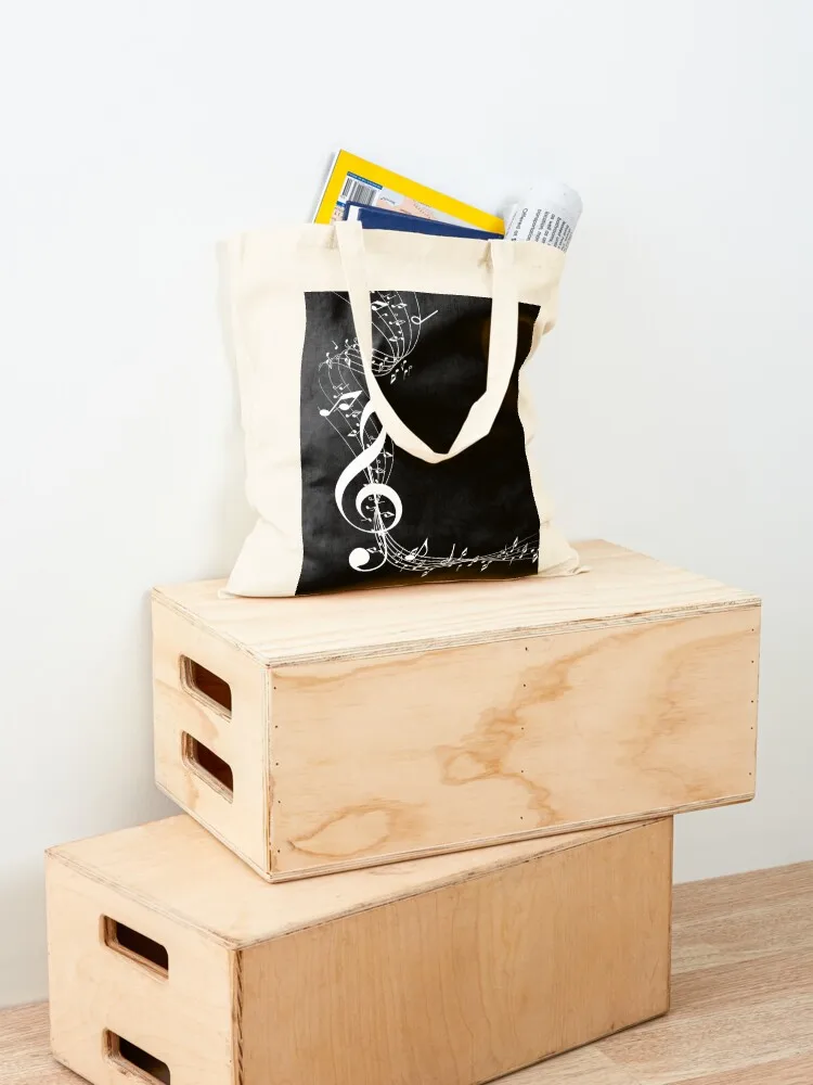 Musical instrument,music note Tote Bag hand bag ladies Cloth bag Canvas Women's