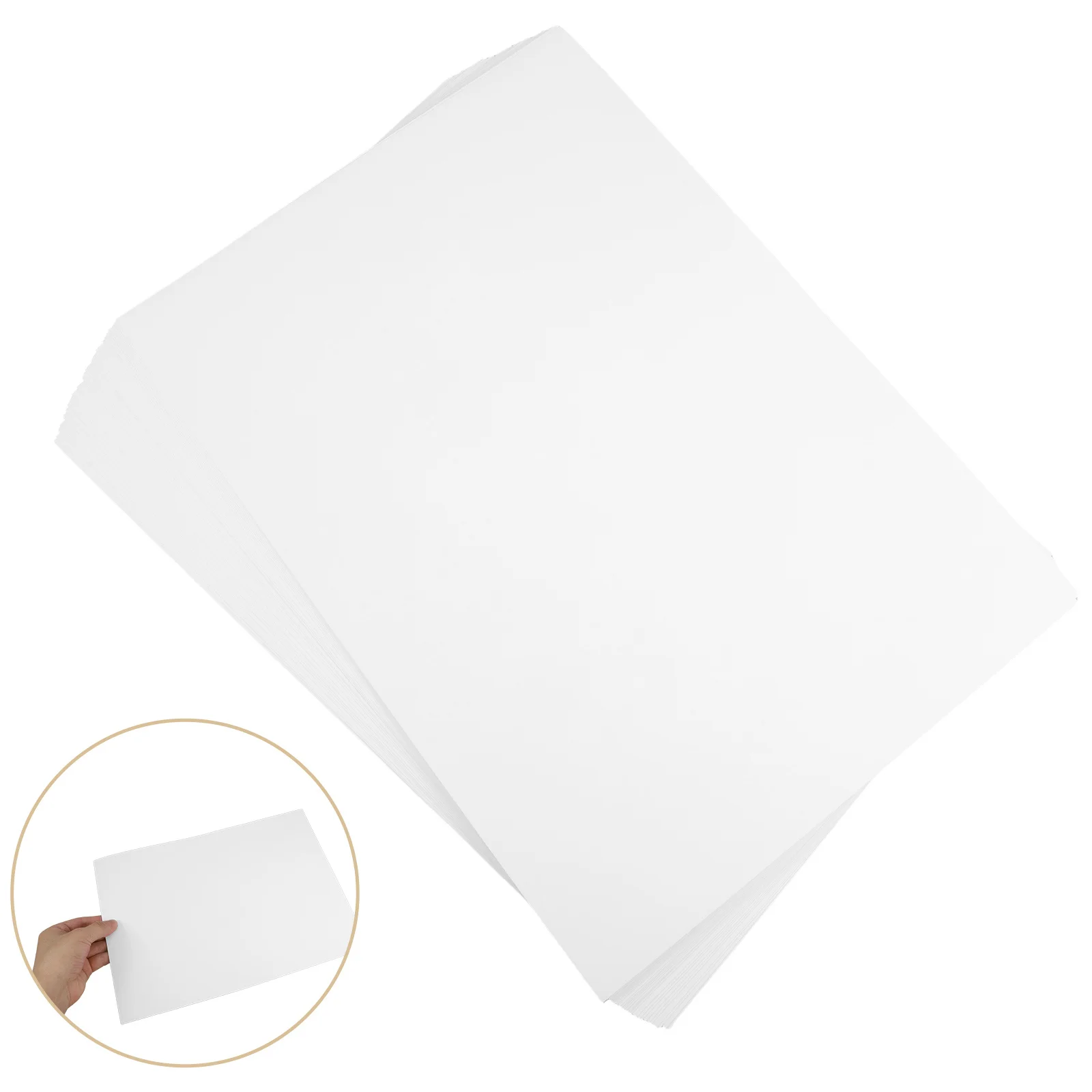 

30 Sheets A4 Vinyl Sticker Paper Printable Self-Adhesive Label Sheets for Organizing Photos Office Use