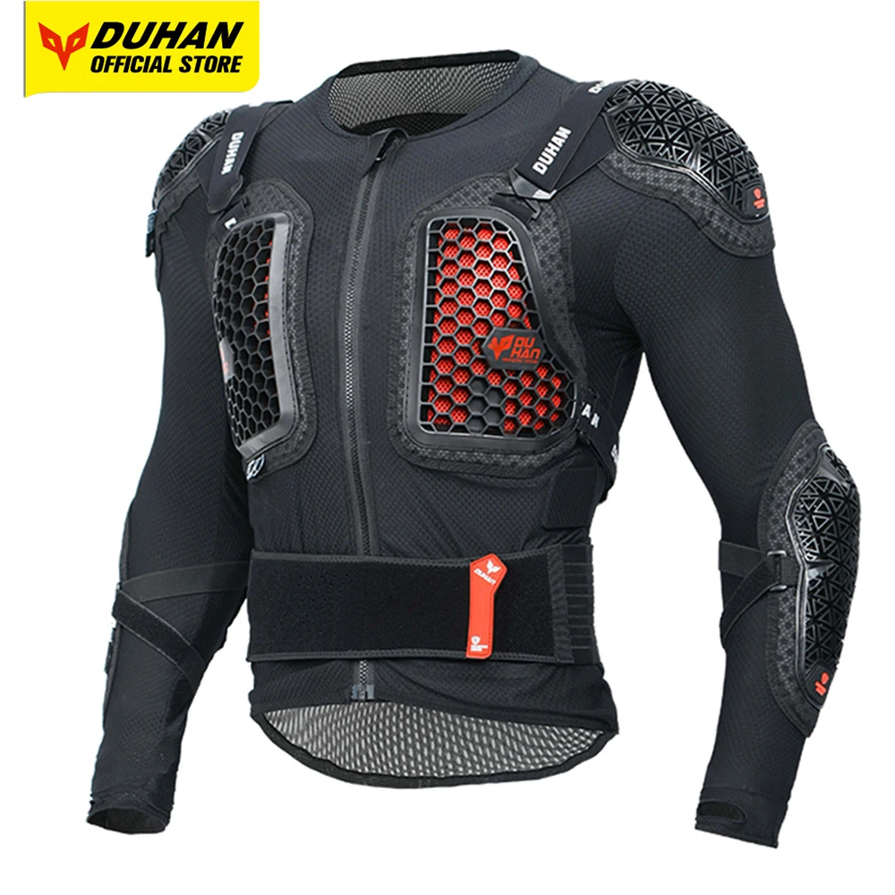 

DUHAN New Motocross Armor Anti Fall Chest Back Protection Moto Protective Gear Mesh Breathable Motorcycle Armor CE Certification