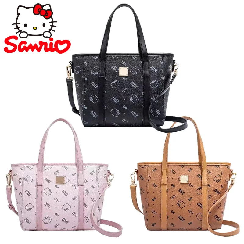 Sanrio Hello Kitty Handbags Women Fashion Satchel Portable Tote Purses and Handbags Crossbody Bags for Women Designer Bag