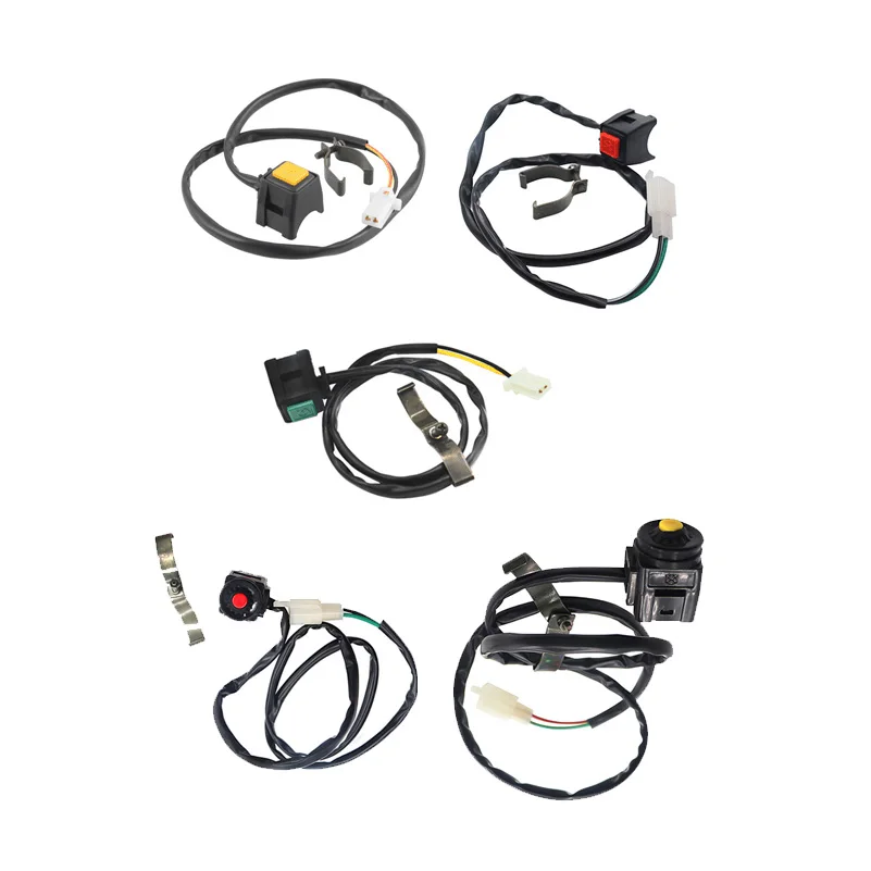 Motorcycle Start Horn Kill Off Stop Switch Button For ATV Dual Sport Dirt Quad Motorbike On-Off Switches