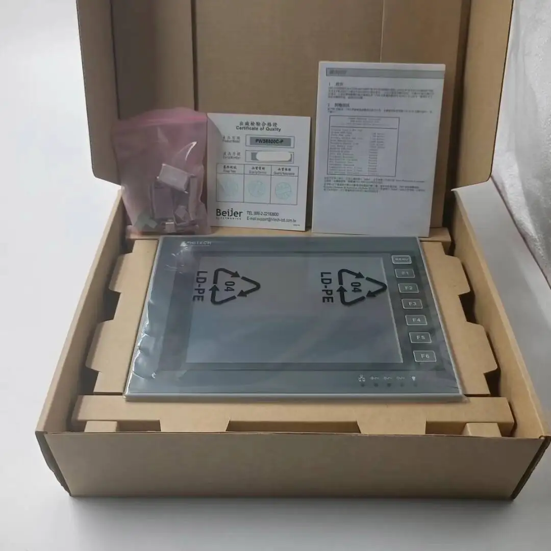 Hitec Touch Screen PWS6800C-P, New In Stock With Complete Packaging Accessories, Library