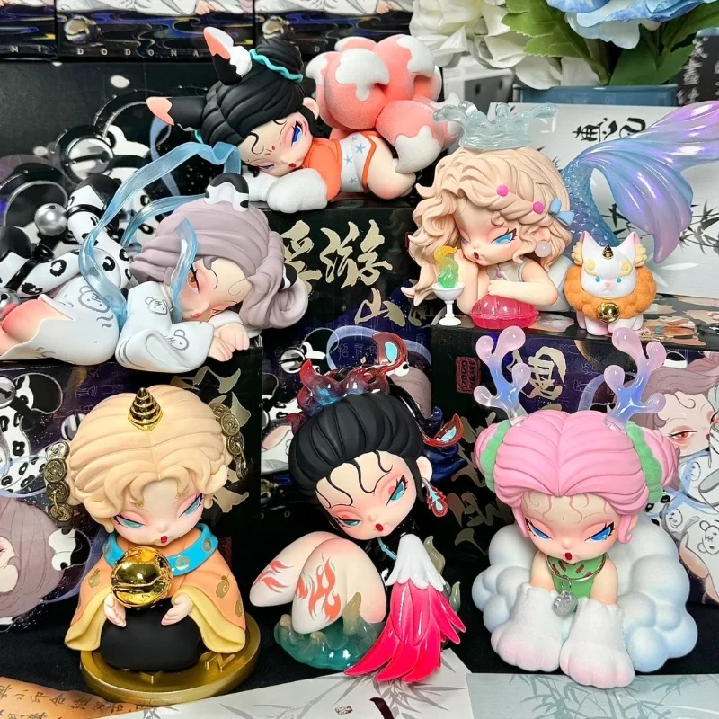 

Original NAMI Floating Mountains and Seas Series Cute Action Figure Toys Kawaii Anime Figures Mystery Box Doll Toy Surprise Gift