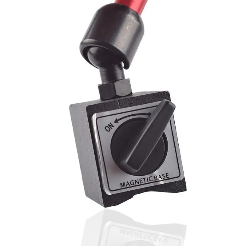 Imagem -04 - Mini Universal Flexível Dial Indicador de Teste Base Magnética Suporte Indicador Ferramenta Medidor Correção Magnética Suporte Kit Ferramenta
