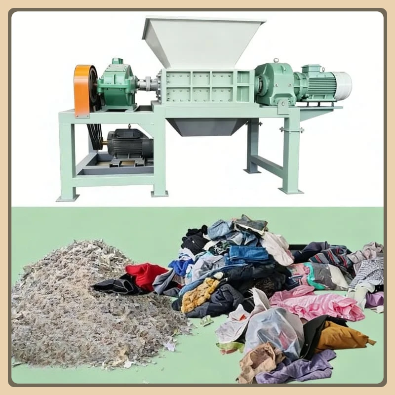 High Capacity Application Shredder Machine Perfect for Packaging Carton Recycling Industrial Double Shaft Shredder Customized