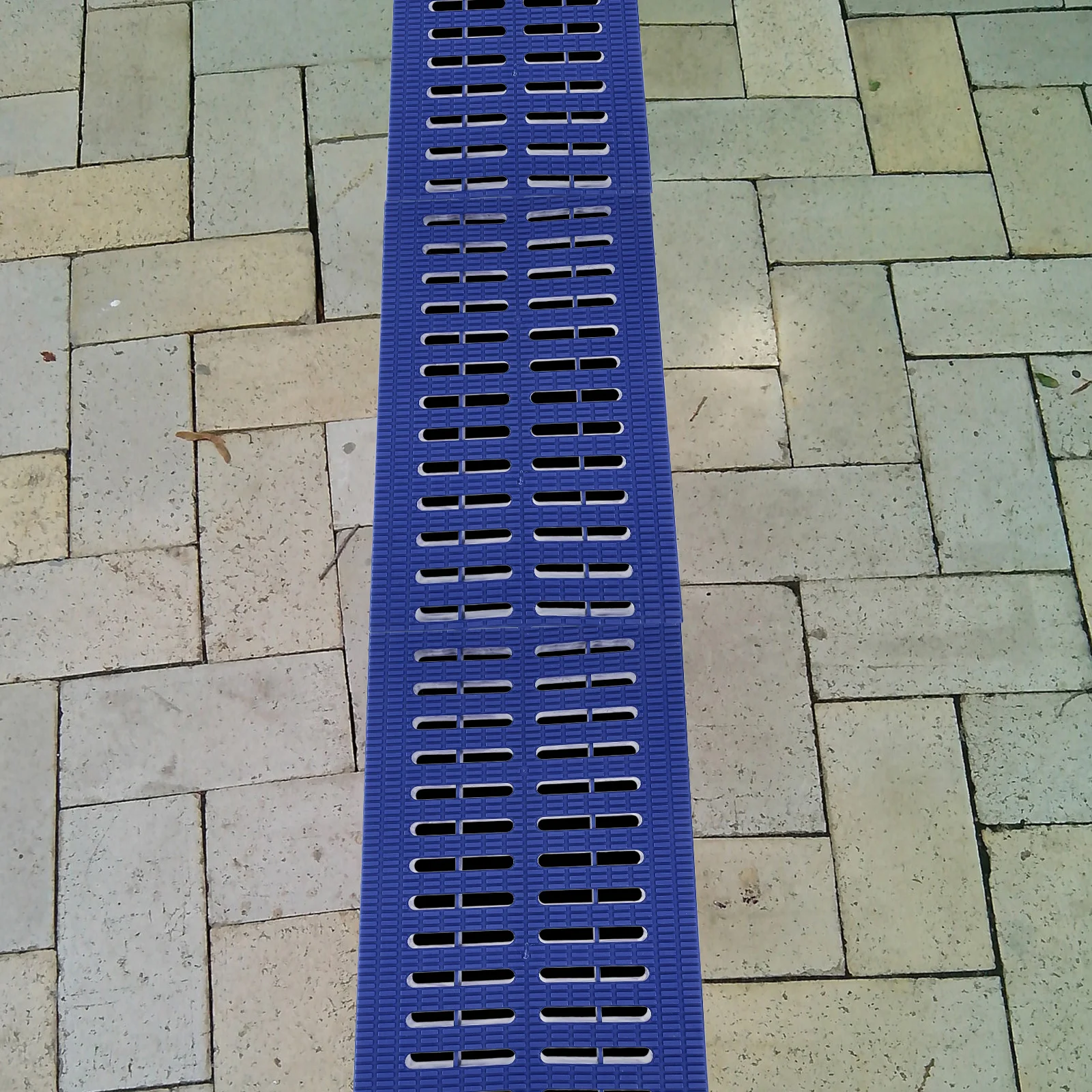

Plastic Trench Grate 20X30.5X2.4Cm Floor Grate Debris Filtration Easy Installation Channel Strainer For Kitchen Garden