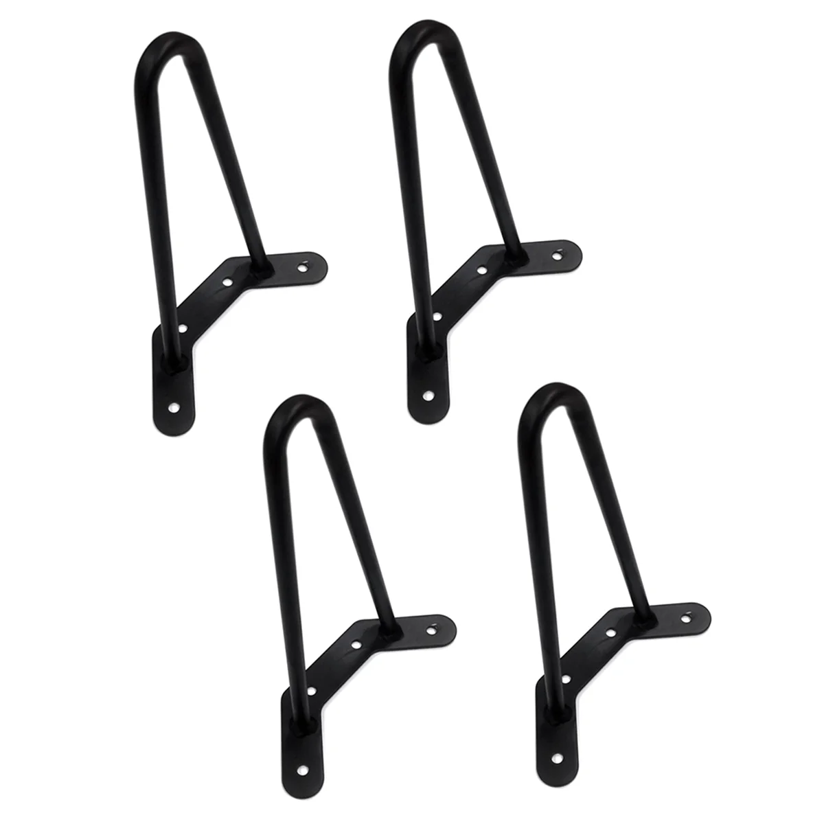 4PCS Metal Hairpin Leg Coffee Table Leg 250MM Iron Desk Leg End Coffee Table Leg U-Shaped Table Leg Support Racks