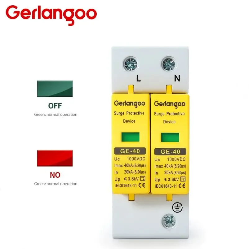 

2P DC SPD House Surge Protector protection Protective Device