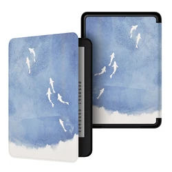 Painted Case for Kindle Paperwhite 10th Smart Cover for Kindle Paperwhite 4 PQ94WIF 2018 Released Magnetic Protective Slimshell