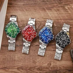 Watch for Men Unusual Conceptual Crash Melting Twist Shaped Case Quartz Wristwatch Male Man Rhombic Green Clock luxury watch