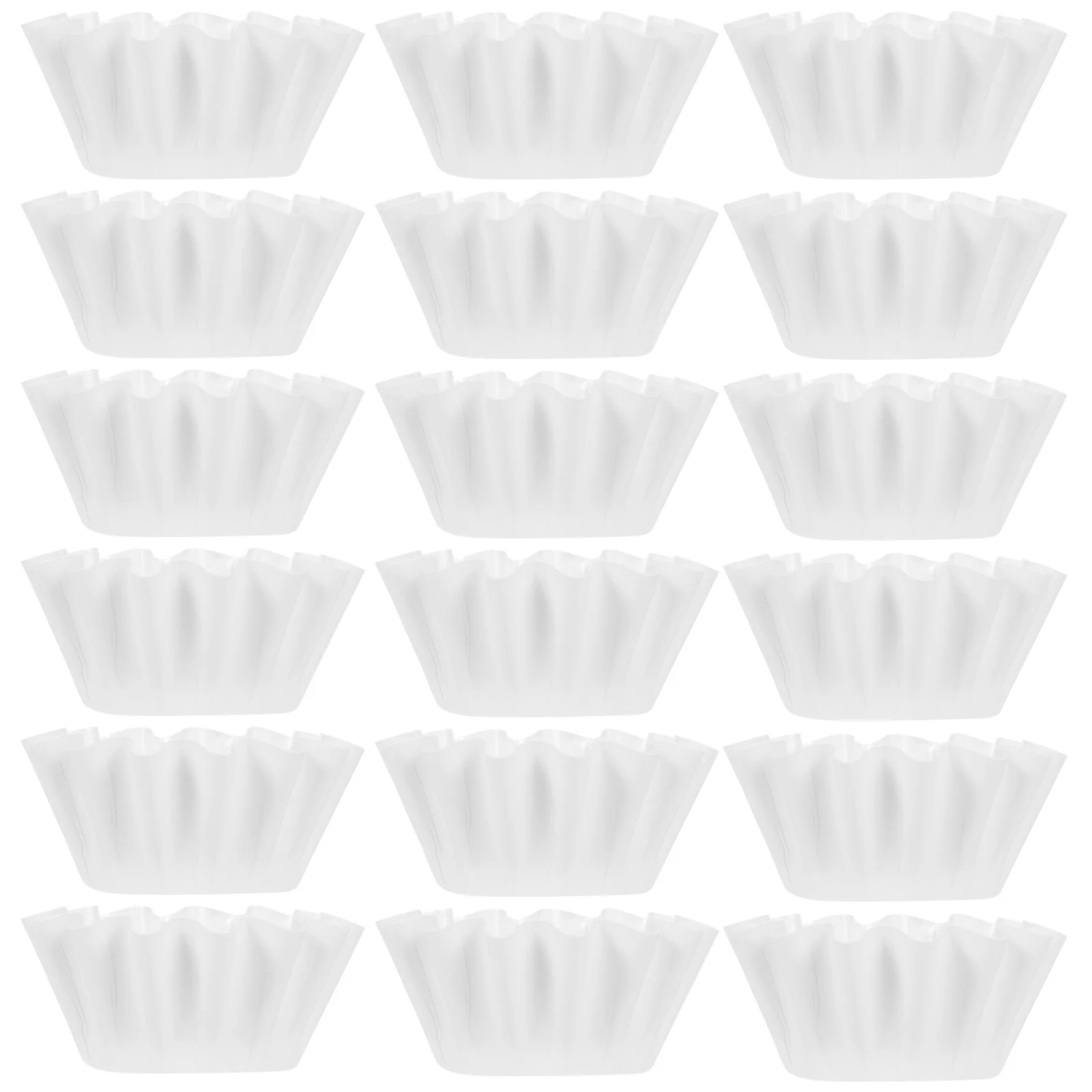 

50 Pcs Wax Paper Candles for Cake Melt Liner Leakproof Candlestick Warmer Food Grade Pet Coated Tray