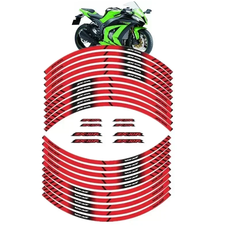 

Для KAWASAKI ZX-10R ZX10R ZX 10R детали двигателя мотоцикла контурное украшение колеса наклейка-D