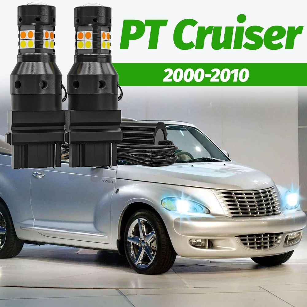 2 Stück Dual-Mode-Blinker + Tagfahrlicht-Zubehör LED DRL für Chrysler PT Cruiser 2000-2010 2005 2006 2007 2008 2009