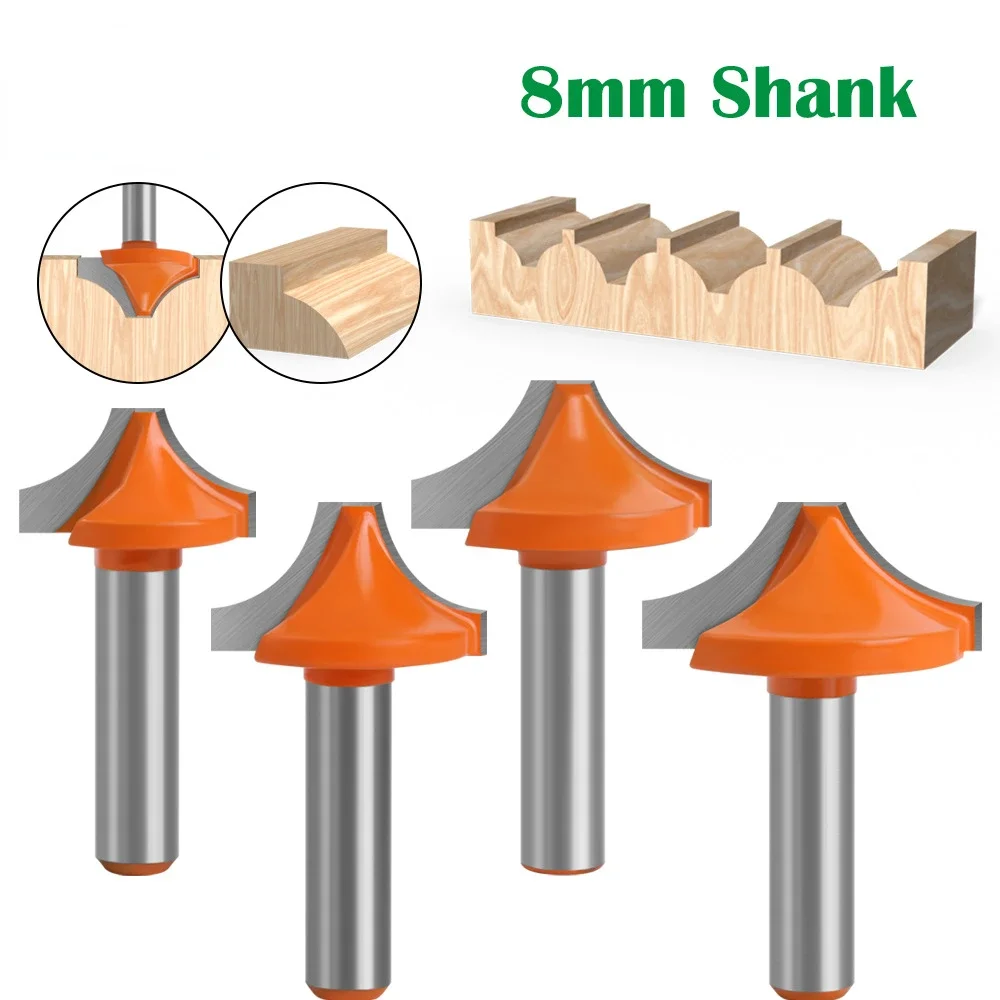 Opening Carving Cutter, 8-handle Woodworking Fancy Milling Cutter, Door Panel Cutter