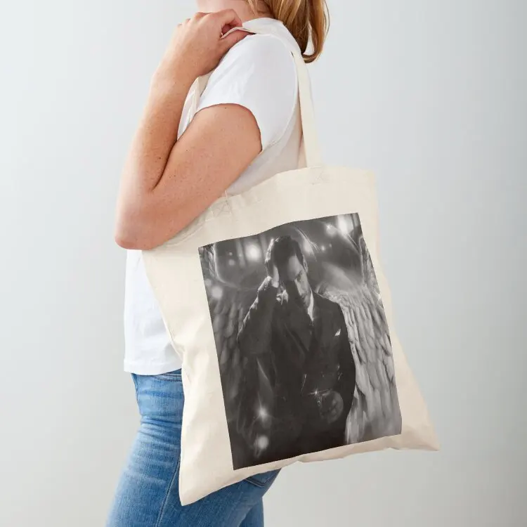 

The devil walks into a bar Tote Bag shopping bag woman shopping bag female shopper women