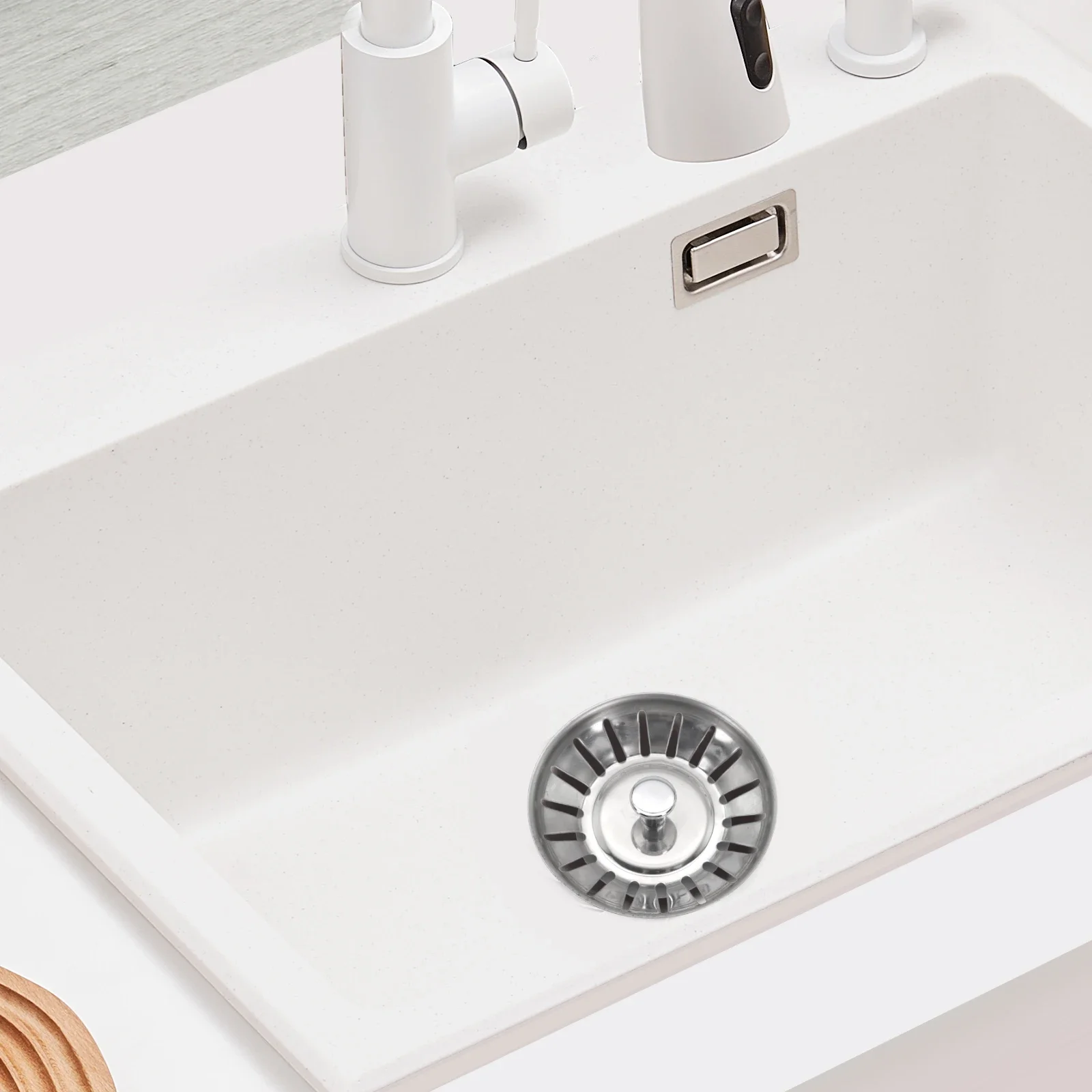 

Efficient Stainless Steel Sink Strainer Stopper Optimal Clog Prevention Simple Cleaning Custom Fit For Your Drain