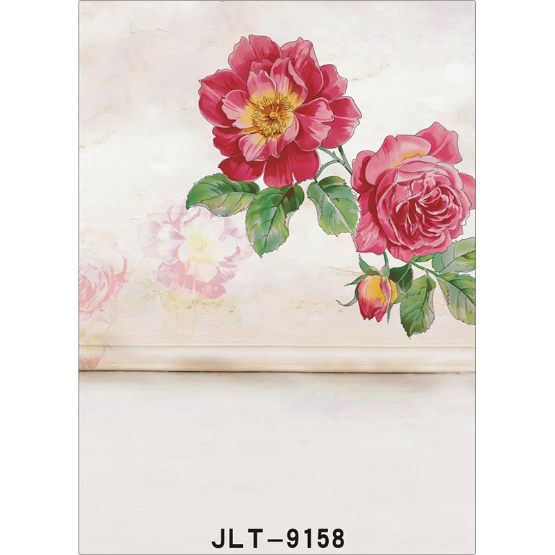 Nitree-Artファブリックの写真撮影の背景,愛の心,バラ,木の床,写真スタジオの背景,バレンタインデーのアクセサリー,211215-14