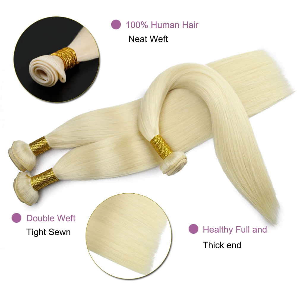 شعر بشري برازيلي مستقيم شعر حقيقي نسج آلة عذراء لحمة مزدوجة 18-24 بوصة #3