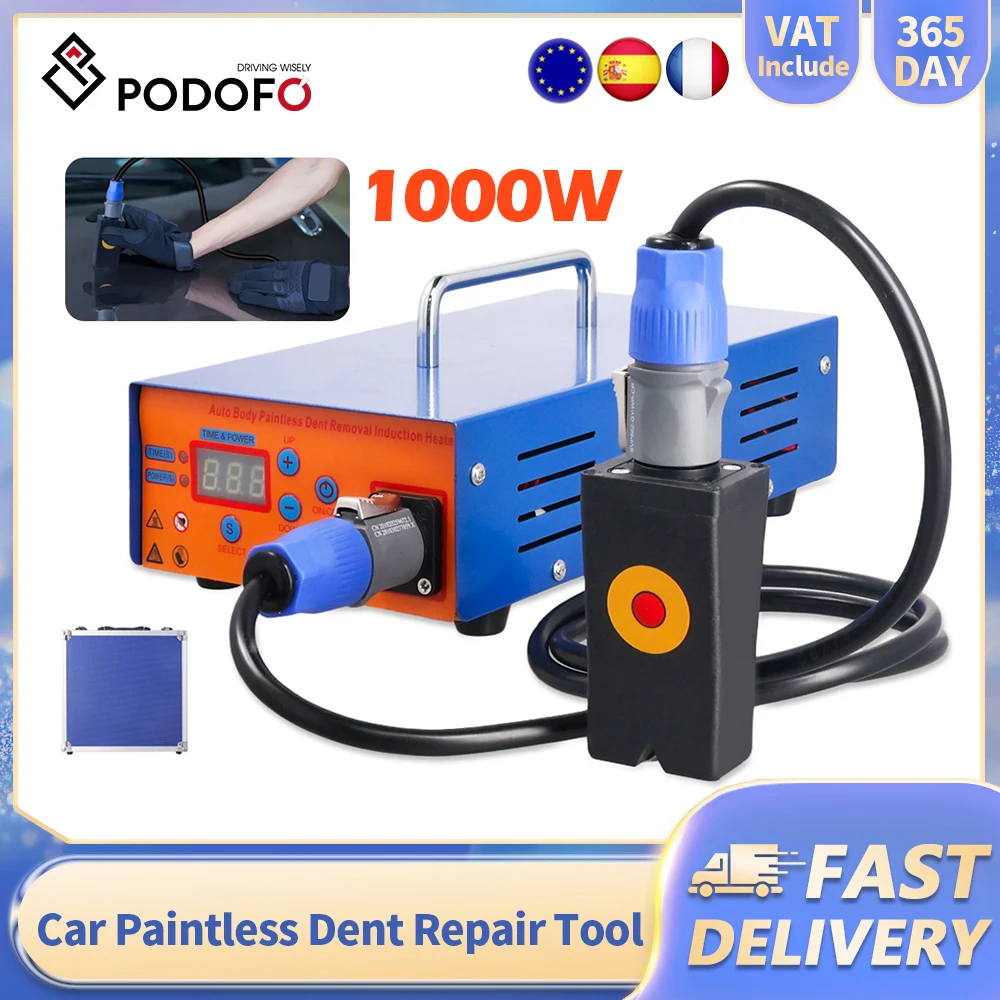 Podofo 1380W Electromagnetic Car Dent Repairing Machine Induction ...