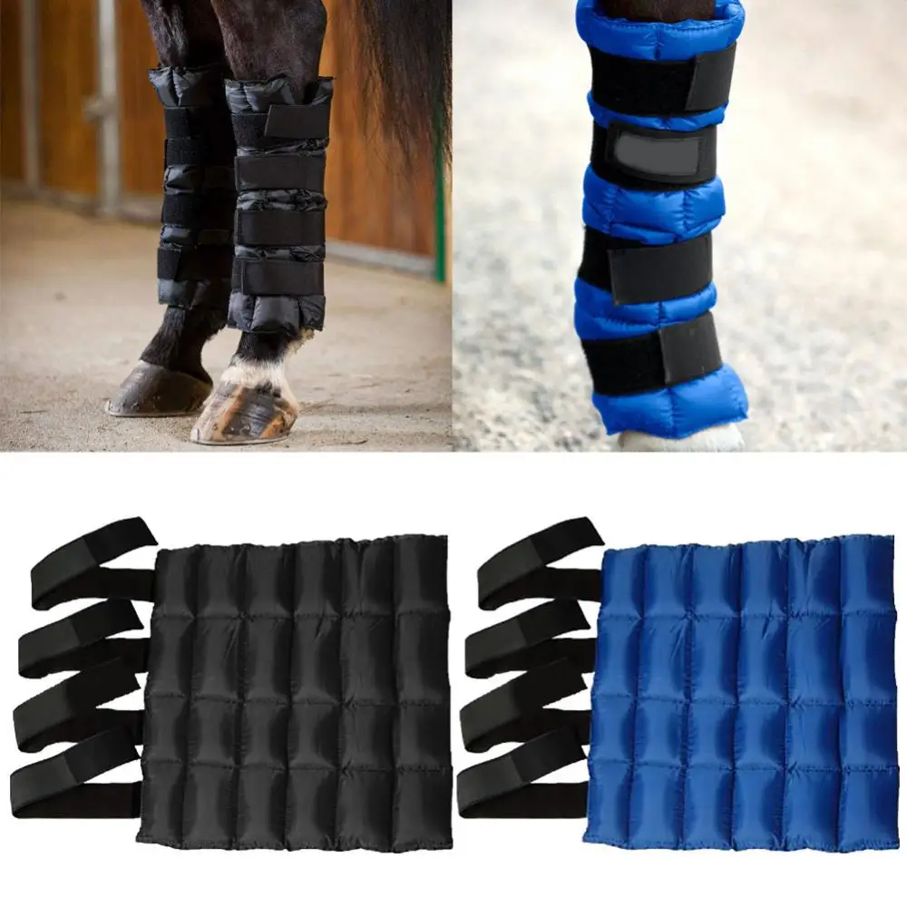 Horse Ice Cold Pack Leggings Cooling Boot Bag Equestrian Leg Guard Protector Horse Ice Cold Pack Leggings Cooling Boot Bag Eques