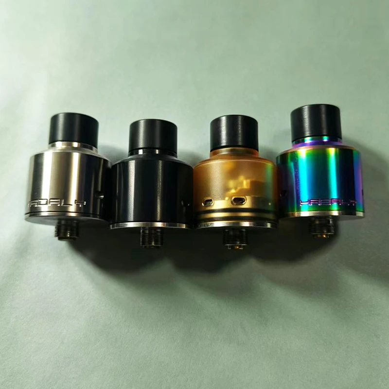 LOGO YOK Hadaly RDA 22mm Yeniden Yapılabilir Damlama Tipi Paslanmaz Çelik, Squonk Modları için Alt Besleme Pimli Donanım dekoratif parçaları