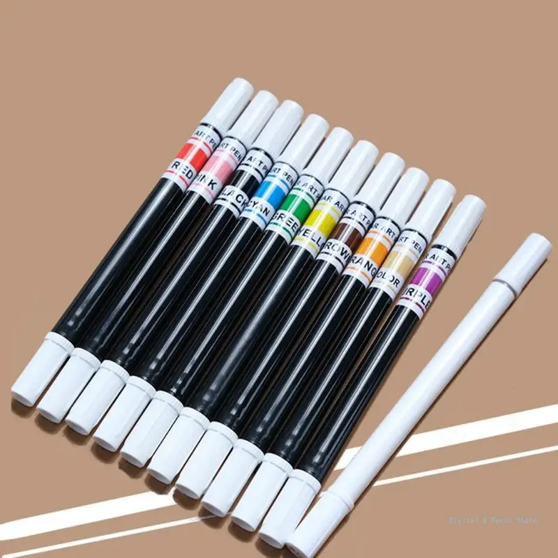 M17F 3x/Set Backen-Lebensmittelstift, doppelköpfiger Lebensmittelfarbstift, Lebensmitteldekorationsstift, essbarer Stift zum von