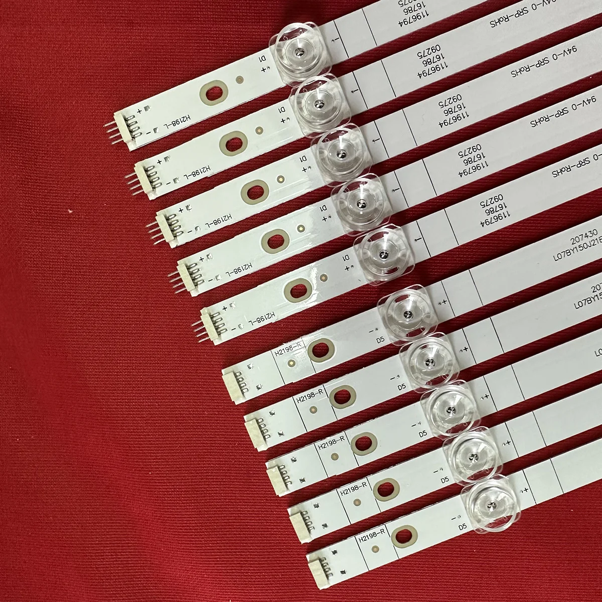 LED شريط إضاءة خلفي لشارب LC-58Q620U LC-58Q7330U LC-58Q7370U 58R6109 هايسنس 58R6E 58H6550E H58A6100IL