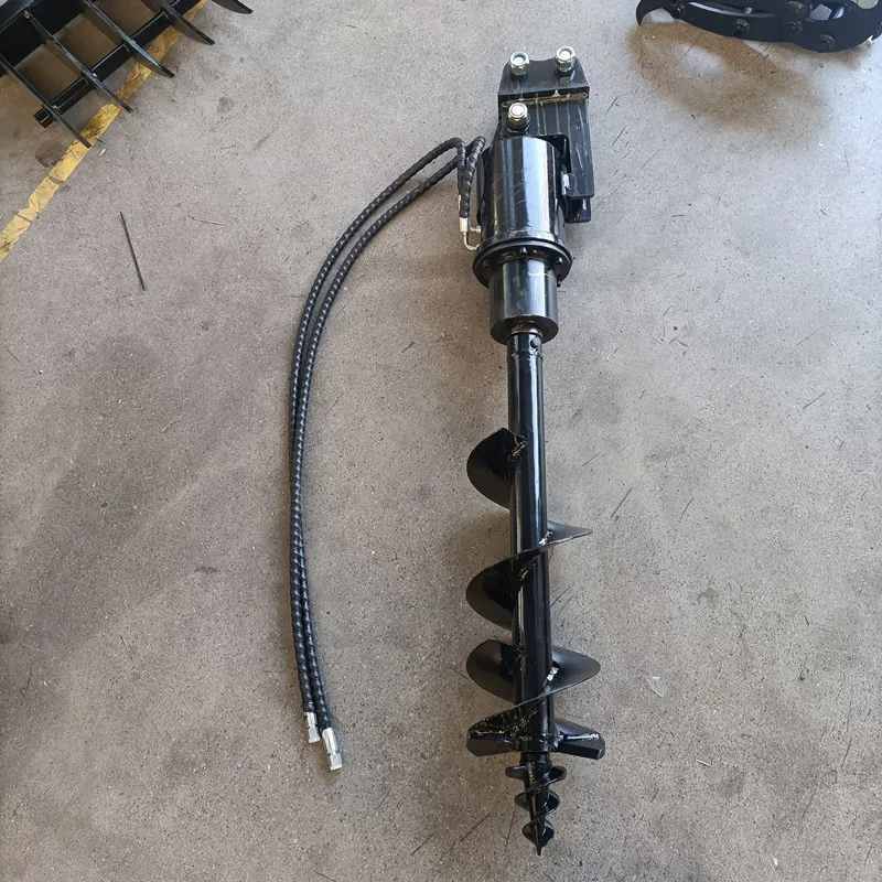 Excavator Hydraulic Post Hole Digger Auger with Auger Bit for Excavator and Ground Drill Earth Auger 200mm/250mm/300mm