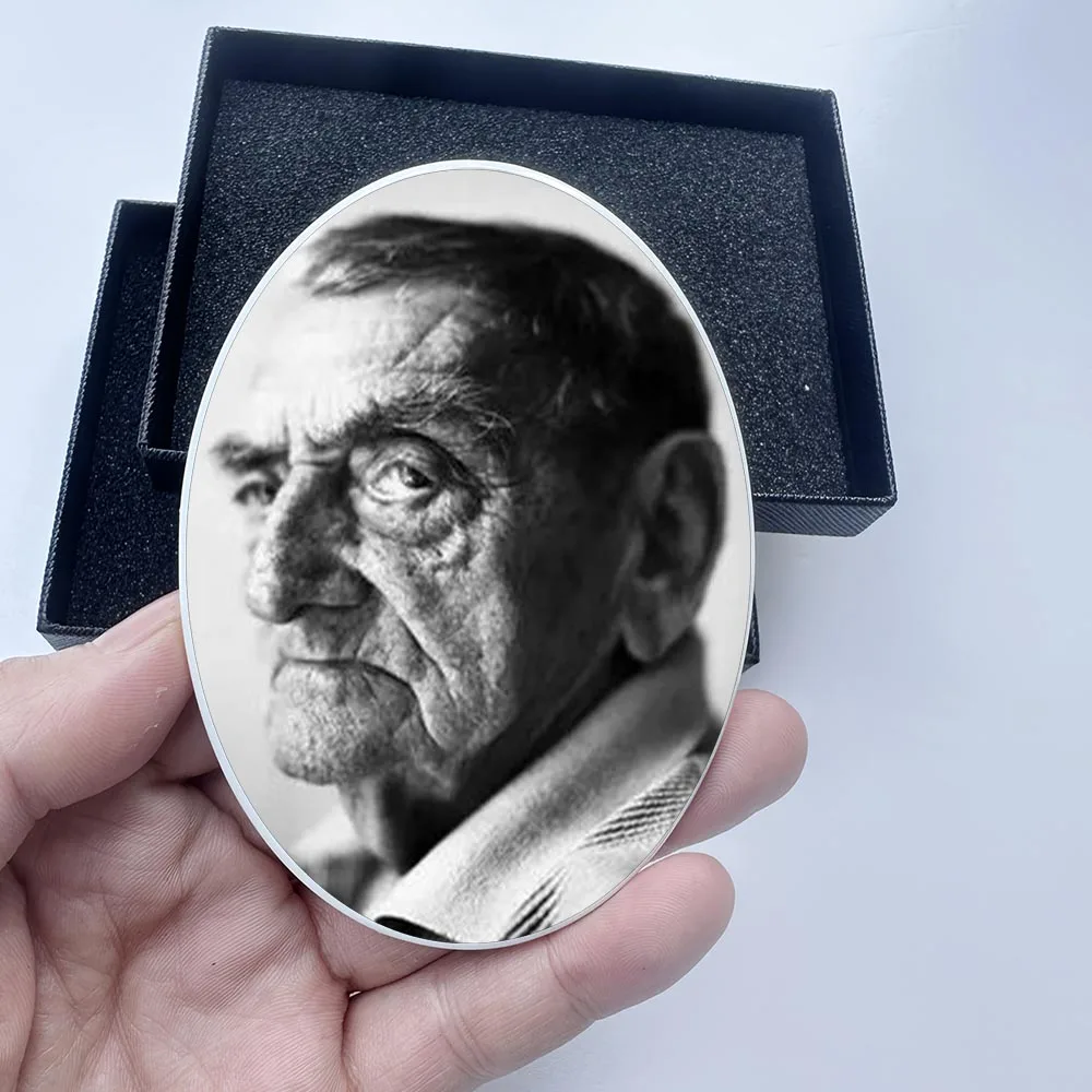 2D Flat Not 3D 1pc Custom Photo Memorial Headstone Tile Upload Photos for Customization Indoor/Outdoor Remembrance Gift