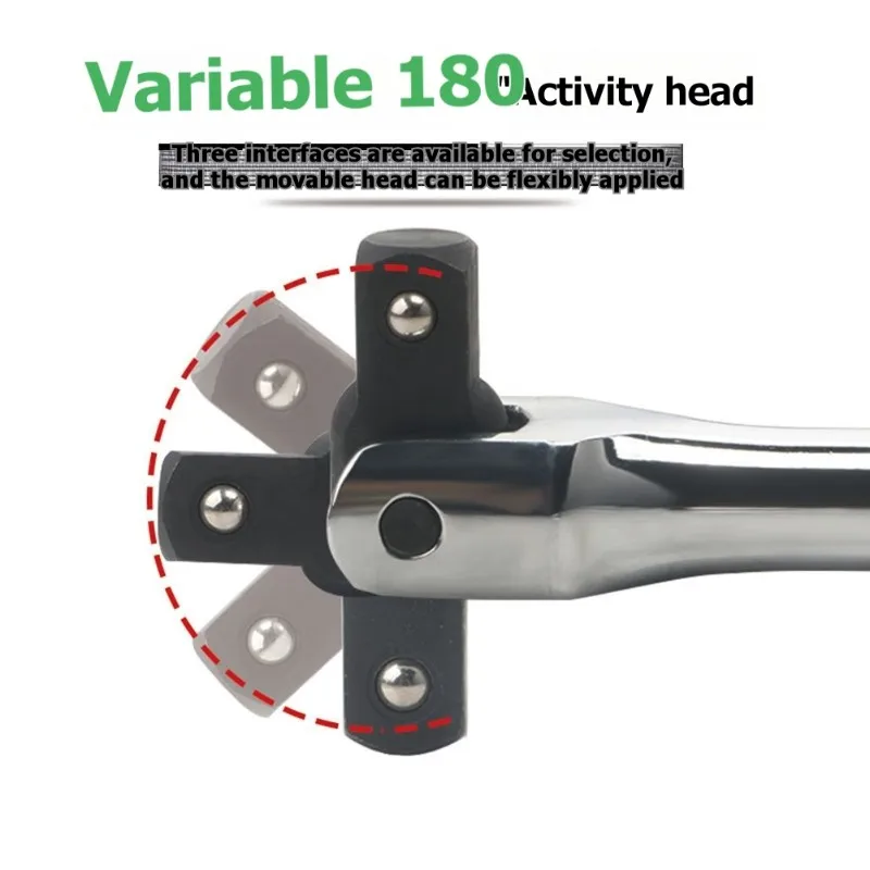 

【НОВЫЙ ГОД 】F стержневой ключ 1/2 дюйма, динамометрическая головка, длина 250 мм, рулевая ручка, прочный рычаг, инструмент для ремонта головки активности