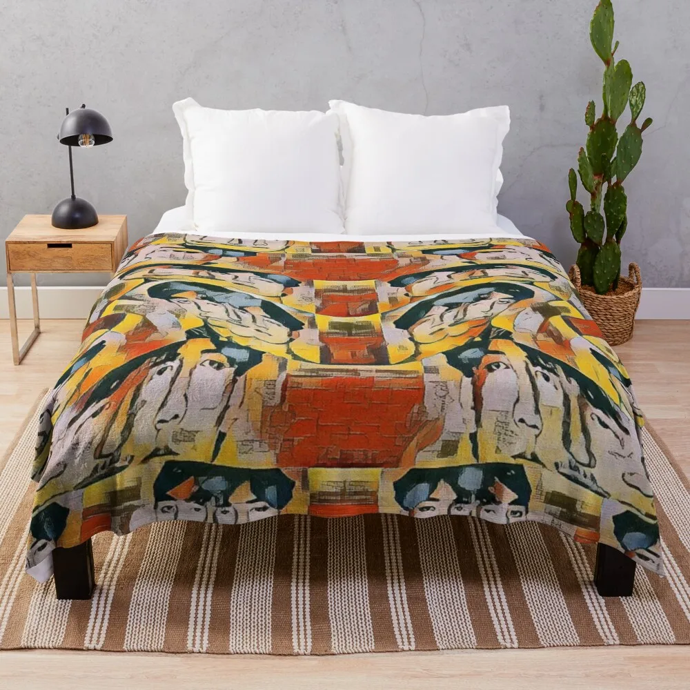 YMO Yellow Magics Throw Blanket Large Blanket Beach Blanket