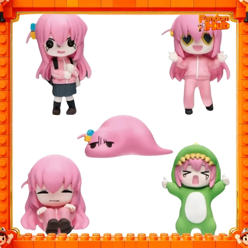 

Оригинальный Гачапон - Бокки Рок! Bocchi-Chan Chibi Meme Style Фигурка Модель игрушки-украшение рабочего стола