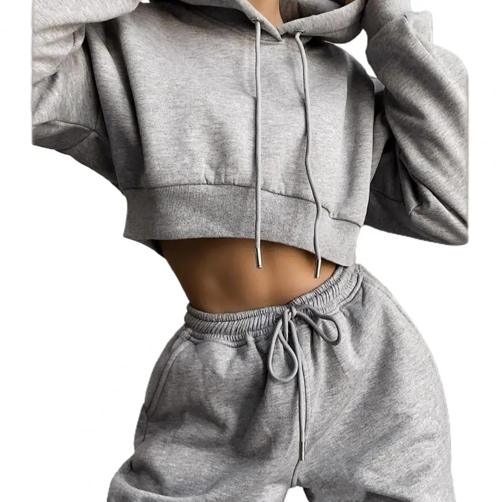 Fashion Women Outfits Set Casual Solid Color Tracksuit Hoodies Sweatshirt Sweatpants Spring Sportswear 2024 Women's Clothing