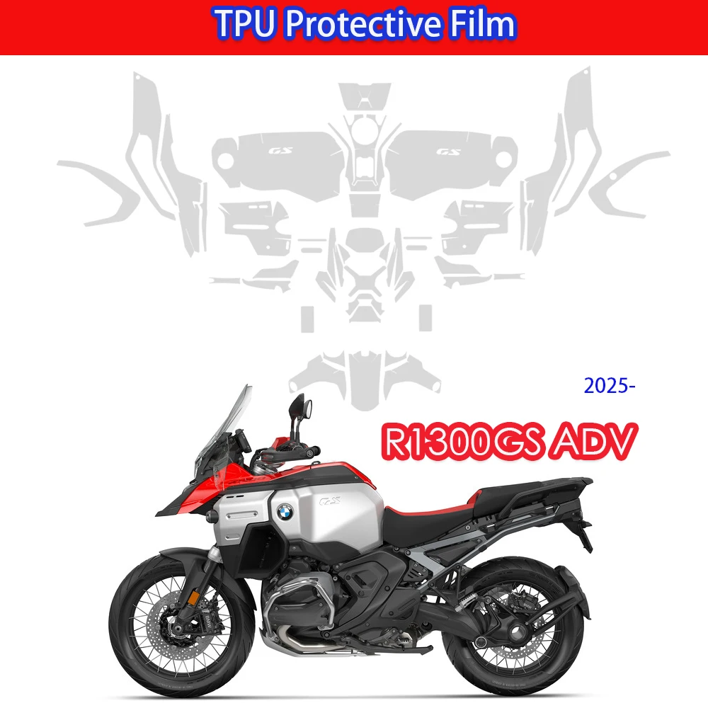 

R1300GS ADV 2025 Invisible Motorcycle Cover For R1300GS ADV PPF Fairing Film TPU Complete Anti-scratch Paint Protection