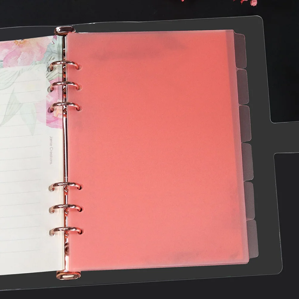 12Pcs Binder Dividers Writable Tabs Indexing Flagging Referencing Notebooks Files Books Planners Creative Design