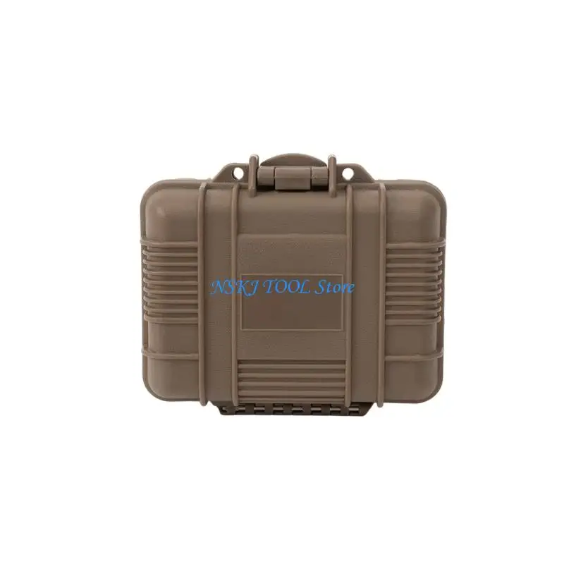 L8RC Portable Shock Resistant Tool Box Container Case With Heavy Duty Metal Hinges And Tight Seal For Outdoor Use