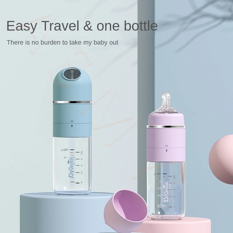 Dr.Green USB Smart Thermostat Newborn Baby Bottle PPSU 150mL/240mL Sealed Isolation Fast Milk filling Removable/Washable