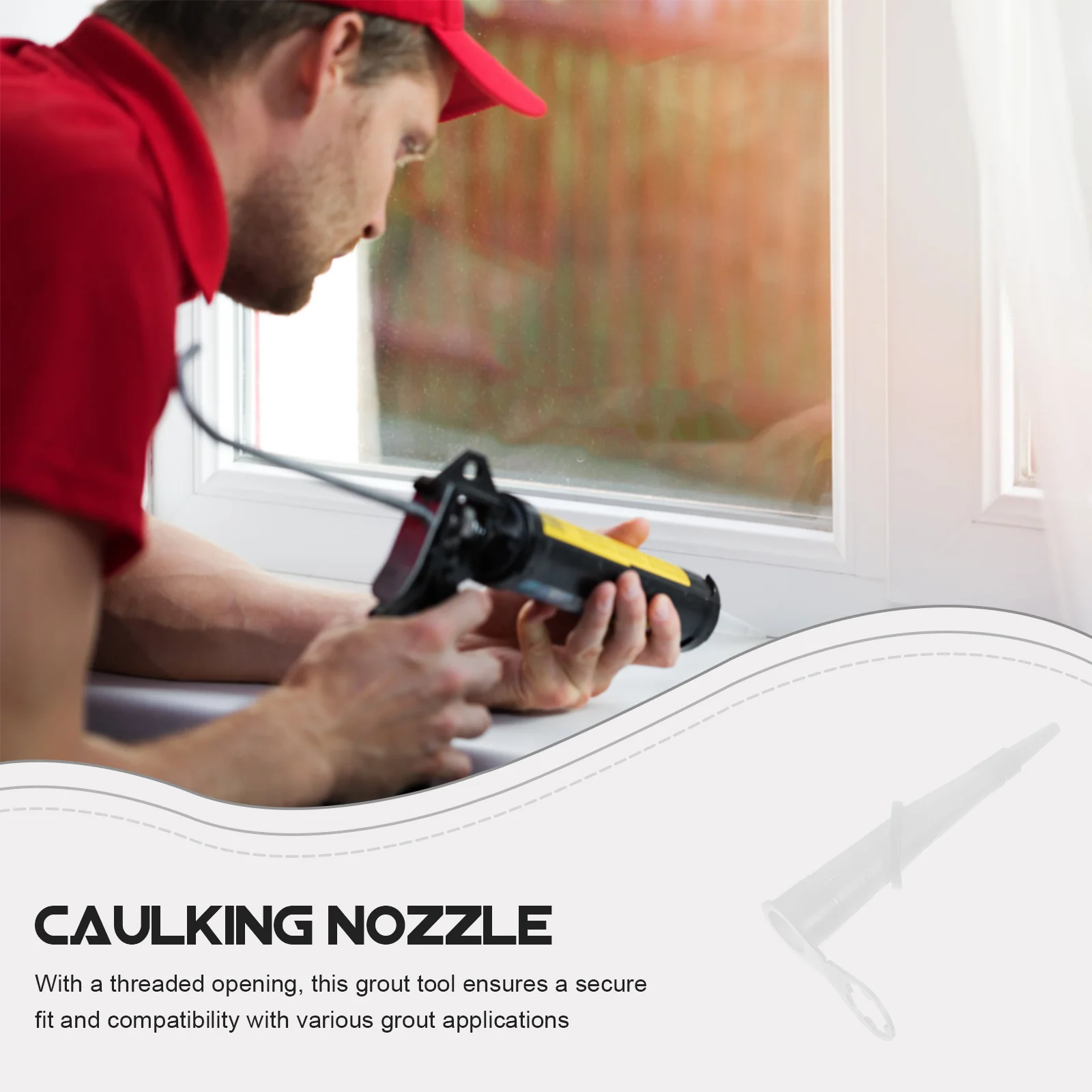 4 قطعة طرف السد الدوار أداة الجص المرنة 360 درجة فوهة قابلة للتعديل لبلاط الزجاج أداة ختم الزاوية المحمولة #1