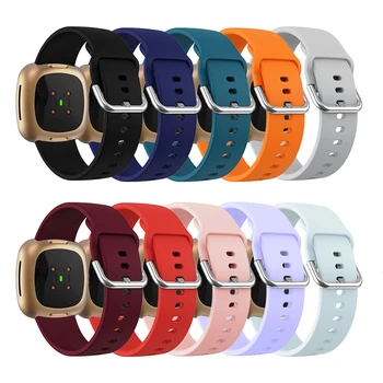 Silikonarmband für Fitbit Versa 3/Versa 4 Smartwatch-Armband für Fitbit Sense/Sense 2