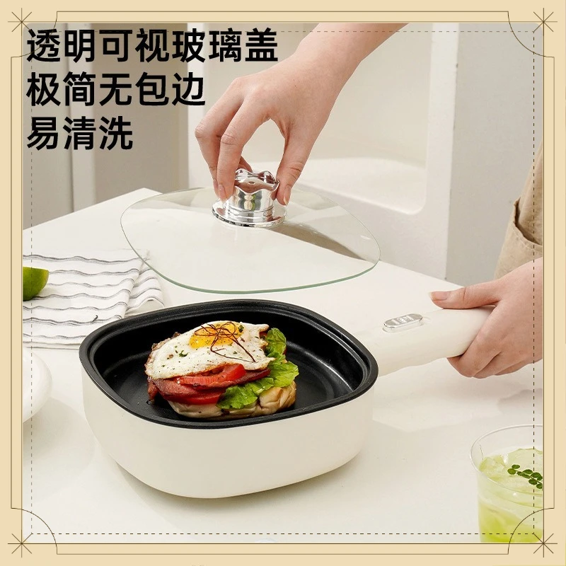 Single‑Use Household Deep Electric Skillet With Lid Non‑Stick Multi‑Function Pancake Breakfast Cooker