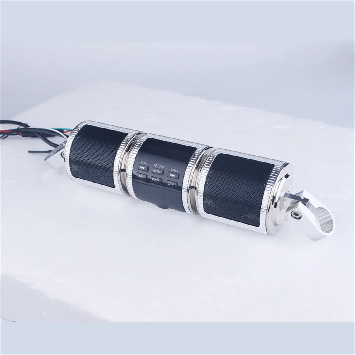 

(A23G) BT аудиосистема для мотоцикла, стереодинамик, MP3-плеер, усилитель, USB, FM-радио, динамик для скутера и велосипеда B